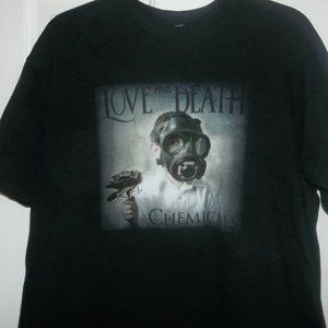 LOVE AND DEATH SHIRT BRIAN HEAD WELCH KORN